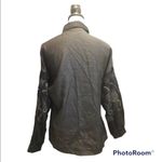 ZARA  Peasant button down shirt embroidery black Size XSmall Chambray Y2K Photo 3