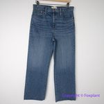 New! Madewelll the Tall Slim Wide-Leg Jeans in‎ Crownridge Wash, size 31T Photo 3