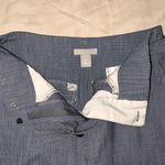 H&M Women's Office Wear Blue/Gray Cropped Straight Leg Dress Pants Photo 1