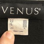 Venus Women's XL Black Cowl Neck Blouse with Sequin Detail Photo 3