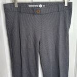 Betabrand Classic Dress Pant Yoga Pant Gray Pinstripe Straight W1056 Sz M Photo 3