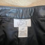 Loft Vintage 100% Leather Black Pants Photo 4
