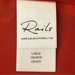 Rails “Madison” ruffle wrap mini dress in “Scarlet Dots”. Size Large. EUC Photo 12