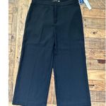 CROSBY by Mollie Burch NWT! #11 Women's Black Cropped Wide Leg Dress Pants by Crosby, Sz: 8 Photo 0