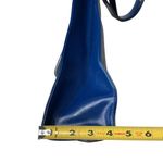 Monroe & Main Women's Leather Top Handle Tote Bag Versatile Solid Blue One Size Photo 5