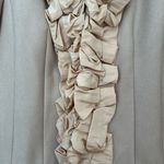 J.Crew  Cream and Brown Ruffle Trim Blazer‎ Photo 2