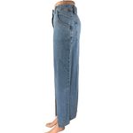 LIONESS  Women's Blue Slit High Waisted Pencil Midi Denim Jeans Skirt Size XS Photo 1