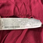 ZARA Red Floral Print Blouse Dress with Gem buttons Women's Size Large Photo 14