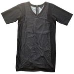 Topshop  Black Mesh T Shirt Mini Dress 6 Photo 0