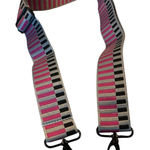 Adjustable Woven Crossbody Strap Pink, Silver & Black NWOT Pink Photo 0