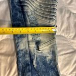 Denim Trends Size 14 Inseam: 27 inches Straight Blue Photo 6