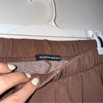Brandy Melville  Brown Jogger Sweatpants OS Photo 3