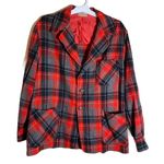 Vintage Hutchins Bros Plaid Blazer Red Size L Photo 0
