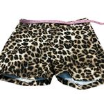 NY&C twill leopard shorts Size 0 Photo 2