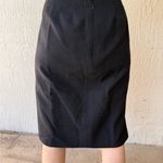 YSL Vintage Black Yves Saint Laurent Pencil Skirt Laine Wool size 6 France variation Photo 12
