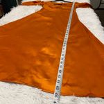 STAUD  Sofia Balloon Sleeve Midi Dress in Rust Orange Size 0 Photo 6