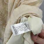 Entro Cream Mini lace boho sleeveless dress S flowy romantic feminine Swiss dot Photo 7