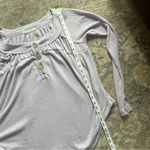 Free People We The Free Waffle Oversized Babydoll Long Sleeve Henley Top XS Photo 4