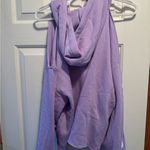 Open shoulder sweatshirt Purple Size L Photo 2