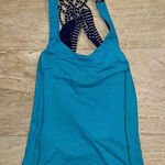 Lululemon  Athletica Mint Double Tank Bubble Active Striped Bra Lined Top‎ 8 Photo 0