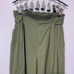 A New Day Paper Bag Wide Leg Pants Women’s Size Small Green Photo 2