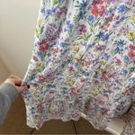 Gap  Multicolor Puff Sleeve Floral Midi Shirt Dress Size XXL Photo 7