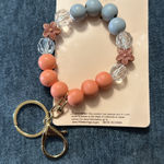 Handmade Blossom Beaded Keychain‎ Bracelet Photo 0