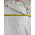 Blair Embroidered Button Down Shirt White Long Sleeve Scalloped Hem Top 2XL Size undefined Photo 5
