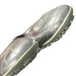 Walter Genuin COCO BALLERINA Leather Ballet Silver Metallic Flats Shoes Italy 10 Photo 4