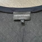 Emporio Armani $595  Woman rhinestones Top limited edition black size 36 Photo 3