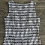 Mario Serrani Italy Sleeveless Geometric Shift Dress Size‎ 6 Photo 6