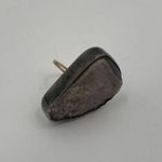 MELISSA JOY MANNING Ring Druzy Light Purple Silver & Gold One of a Kind Rare Photo 7