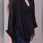 Lovestitch  Women’s The Eyelet Tunic    lightweight sheer blouse 100% cotton SZ M Photo 2