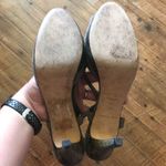 Kate Spade  peep toe slingbacks Snake sole Photo 2