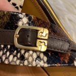 Tory Burch Delaney Crisscoss Flat Slide
Sandals Womens Size 9.5 Leather Logo Photo 14