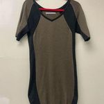 Marc Jacobs Women's Marc New York Grey Tan Colorblock Bodycon Sweater Dress SZ M Photo 0
