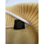 Glen Echo | L | women's Fleece jacket light yellow butter Golf Preppy Quilted Size L Photo 4