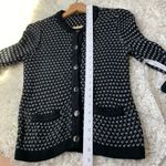 Banana Republic Black & Grey Pattern Knit Cardigan Photo 5