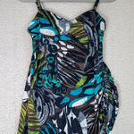 Magicsuit women's one piece swimsuit ruched‎ side, women size 16 Blue Photo 0