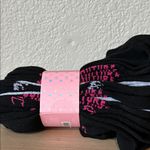 Juicy Couture  Black and Gray Socks with Pink Heart Accents, Photo 7
