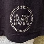 Michael Kors Women's Black V-Neck Cold Shoulder Top Photo 2