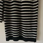 Madewell  Button Sleeve Striped Merino Wool Sweater Dress Size XXS Preppy Photo 8
