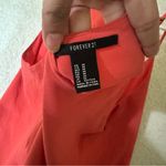 Forever 21  Red/Orange Chiffon Tie-Back Cami Top Flowy 2010s Summer Tank Photo 1