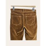 Pilcro and the Letterpress Anthropologie Brown Fit Serig Velvet Skinny Pants 26 Photo 5