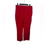 Boston Proper Red Beyond Travel High Rise Pull On Stretch Pants Photo 1