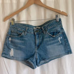 Rich & Skinny  Casual Lighter Medium Wash Low Medium Rise Denim Jean Shorts Photo 0