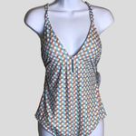 Shade & Shore Women's Plunge Front High Leg One Piece Swimsuit Sz. Lrg NWT Photo 2