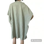Universal Threads Universal Thread Lagenlook Linen blend Tunic Womens Medium Cover up Green Photo 2