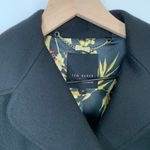 Ted Baker Vivaine Double Breased Coat Black Wool Womens Size XS 0 Photo 6