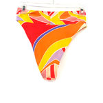 Aerie  size Small bathing‎ suit bikini bottoms cheeky high cut yellow orange pink Photo 1